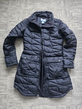 Columbia Black Quilted Down Puffer Jacket